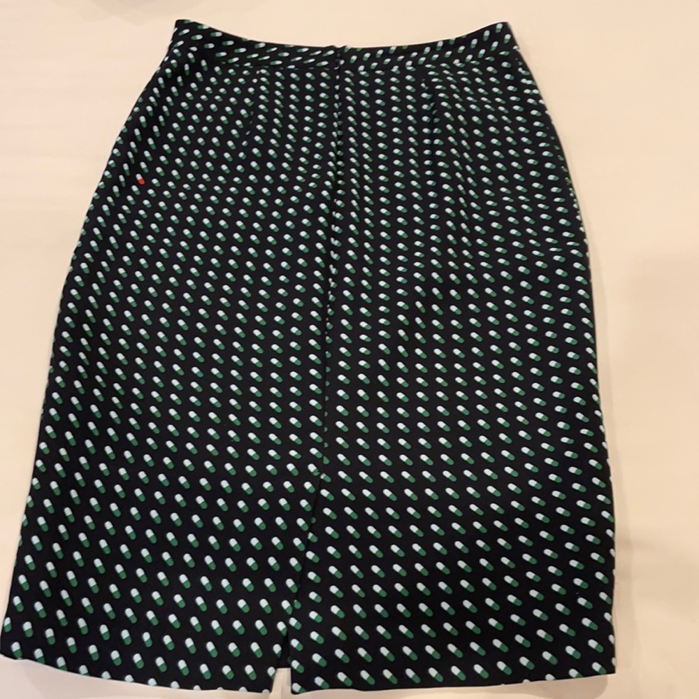 A.L.C Silk printed skirt